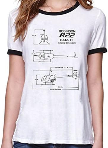 VetiVer Women's Robinson R-22 Tee Shirt XX-Large White