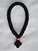 Christian 33-Knot Prayer Rope 100% Organic Wool (Black)