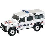 Review Universal Hobbies  / Die-cast Model Land Rover Defender 110 (French Police) (1:18 scale in White)