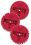 Freud PGM1060 3 Blade 10-Inch 24 Tooth FTG Ripping Saw Blade, 10-Inch 50 Tooth Combination Saw Blade, and 10-Inch 80 Tooth ATB Cut-Off Saw Blade Combo Pack