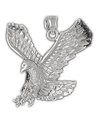 Clevereves 14K White Gold Pendant Eagle 7.8 - Gram(s)