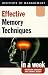 Books : Effective Memory Techniques in a Week (Successful Business in a Week)