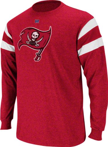 Tampa Bay Buccaneers Red End of Line III Long Sleeve Jersey Shirt