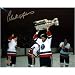 Clark Gillies New York Islanders - Holding the Cup - Autographed 8x10 Photograph