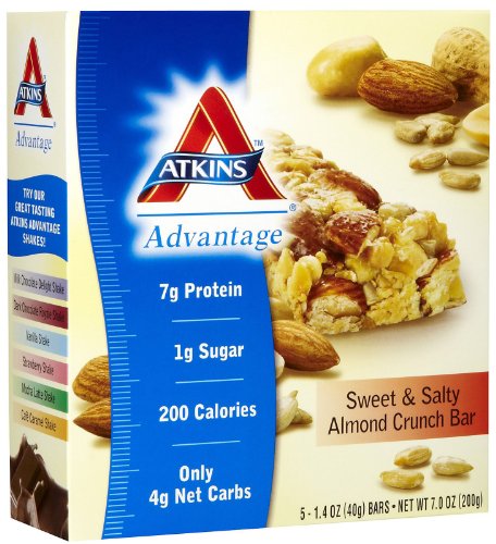 Best Price Advantage Bar Sweet and Salty Almond Crunch 5 Bars
