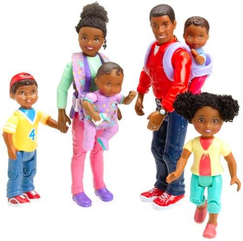 Mother, Father, Baby, Sister and Brother Loving Family Doll Set African American Mother, Father, Baby, Sister and Brother Loving Family Doll Set African American