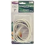 SAVE $5.98 - Belkin A3L791-S 7-Foot RJ45 CAT 5e Snagless Molded Patch Cable (Gray) $0.01