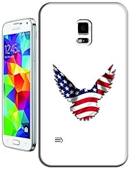 Wireless: Sangu the American Flag Eagle Fly Hard TPU Samsung Galaxy S5 Case - Sangu