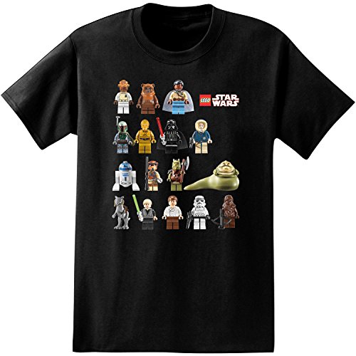 Lego Star Wars Characters Adult T-Shirt