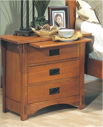 Kitchen: Mission Style Nightstand By Coaster Furniture