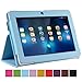 NSSTAR PU leather Slim 7 inch tablet Folio Protective Cover Case with Stand for 7