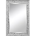 Ambientehome 50011 Spiegel mit Facette Rahmen ca. 61 x 82 cm, silber