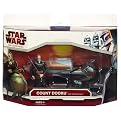 Star Wars: The Clone Wars - Count Dooku and Speeder Bike