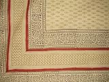 Bagru Block Print Tapestry-Huge Tablecloth-Many Uses