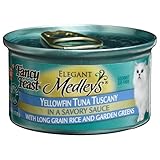Fancy Feast Elegant Medleys for Cats, Yellowfin Tuna Tuscany in a Savory Sauce, 3-Ounce Cans (Pack of 24)