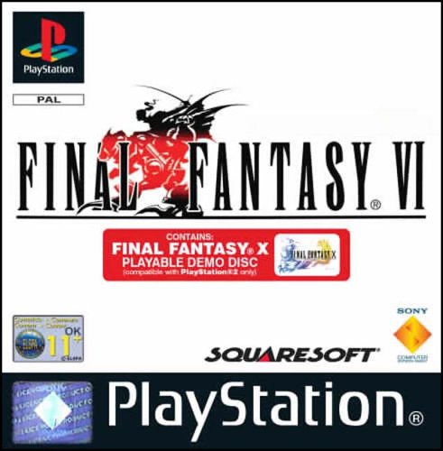Childrens Toyshop  Video Games : Final Fantasy VI - includes FF X PS2 Demo (PS)