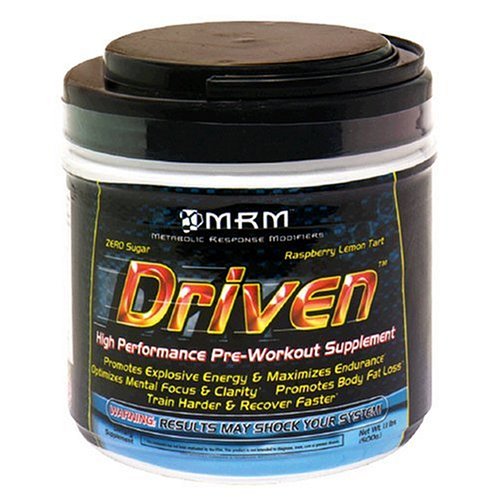 MRM Driven High Performance Pre-Workout Supplement, Raspberry Lemon Tart, 17.6-Ounce... by MRM