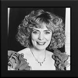 Alison Steadman Custom Framed 12x12 B&W Photo (Headshot)