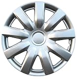 Drive Accessories KT985-14SL 14-Inch Plastic Wheel Cover, Silver Lacquer (Alloy Color)