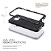Galaxy S6 Case, NOOT PRODUCTS [REBEL Series] Samsung Galaxy S6 Case [Air Grid Cushion] Patterned Grip Premium Hard Polycarbonate Frame Slim Dual Layer Protective Bumper Case Cover for Galaxy S6 (2015) (Rebel Black)