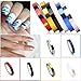 KADS New Arrival 6pcs/set Nail Waves Striping Tape Line DIY Nail 3D Tips Decoration Stickers For Nail Beauty