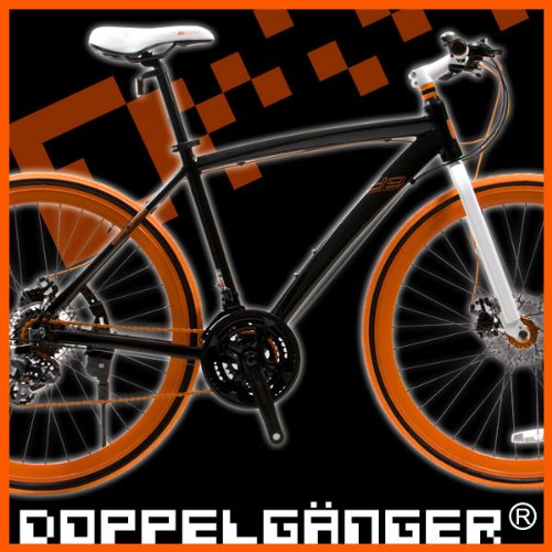 DOPPELGANGER(ドッペルギャンガー) d9 Midtown Rush 700Cアルミ製シマノ21段変速クロスバイク LEDライト/ワイヤーロック標準装備