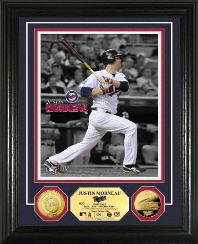 Highland Mint MLB Minnesota Twins Justin Morneau 