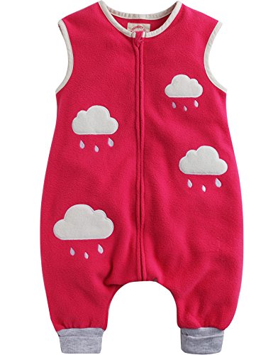 Vaenait Baby Toddler Kids Girls Micro Fleece Blanket Sleeper Pink Claud S