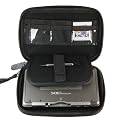 mumbi Tasche Nintendo 3DS ShockProof Carrying Case H�lle schwarz mit Zusatzf�chern