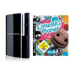 PlayStation 3 Konsole 80 GB (inkl. Dual Shock Wireless Controller) + Little Big Planet