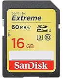 SanDisk Extreme 16GB UHS-I/U3 SDHC Memory Card Up To 60MB/s Read-SDSDXN-016G-G46 [Older Version]