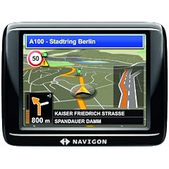 Navigon 20 Plus Zentraleuropa Navigationssystem (8,9 cm (3,5 Zoll) Display, Europa 20, TMC, Ann�herungssensor, TMC Sprachansage, Text-to-Speech, Fu�g�nger-Navigation, hochwertiges Geh�use)