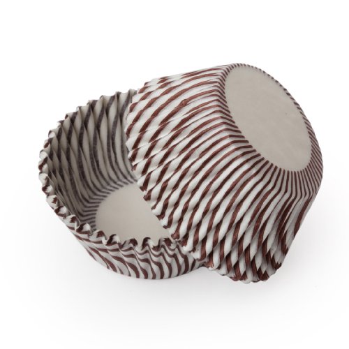 Dress My Cupcake Standard Pisa Brown Cupcake Liners BULK - 500 Liners - Boy Cupcakes, Sleeves and Wrappers, Baking Cups