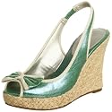 Unisa Women's Adeline3 Wedge,Green,9.5 M