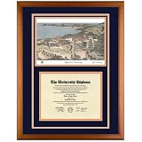Pepperdine University Malibu California Diploma Frame with Art Print