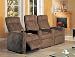 Matinee Collection Microfiber Motion Home Theater Recliner Chairs