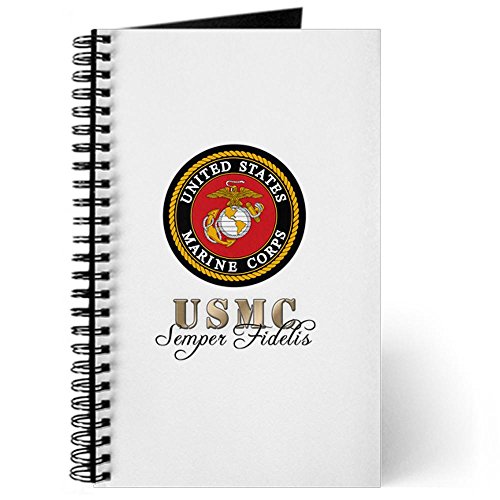 CafePress - Semper Fidelis Marine Corps Journal - Spiral Bound Journal Notebook, Personal Diary, Lined