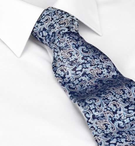 Autograph Pure Silk Floral Tie by Timothy Everest