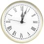 Bezel, 3-7/8" Diameter, Brass, Roman, Classic White