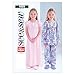 BUTTERICK PATTERNS B4005 Children's/Girls' Nightgown, Top and Pants, Size B (6-7-8)