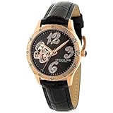 Stuhrling Original Women's 196.124527 Lifestyle 'Audrey' Diamond Butterfly Automatic Leather Strap Watch