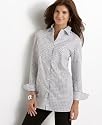 Jones New York Signature Mixed-Striped Shirt