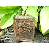 Bronze Plated Tea Caddy by Tea Temptations