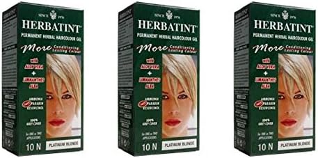 (3 PACK) - Herbatint 10N Platinum Blonde | 150ml | 3 PACK - SUPER SAVER - SAVE MONEY