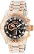 Rose Two Tone Stainless Steel Leviathan Chronograph Diver Black Dial