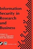 Review Springer  / Information Security in Research and Business