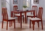 BEAUTIFUL 5PC TIMBER DINETTE IN OAK FINISH