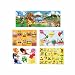 Melissa&-Doug-Land-of-Dinosaurs-and-Beginning-Skills-48-pc-Heavy-Duty-Cardboard-Floor-Puzzle-Bundle