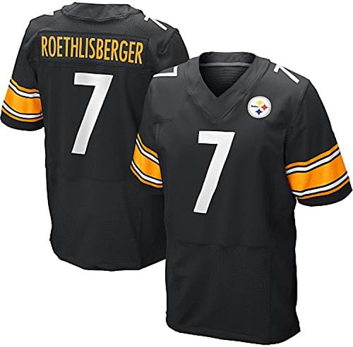 Men's Pittsburgh Steelers Ben Roethlisberger #7 Elite Jersey Black 48/XL