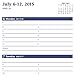 AT-A-GLANCE Weekly/Monthly Pocket Planner/Appointment Book, Collegiate, Academic Year, July 2015-July 2016, 3.75 x 6 Inch Page Size (70-CP03-05)